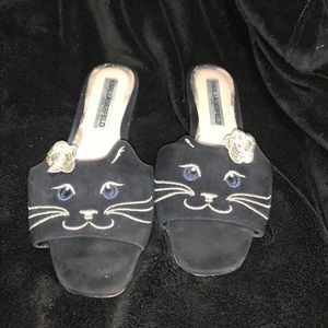 Cute kitten flats stylish suede leather show stopper
